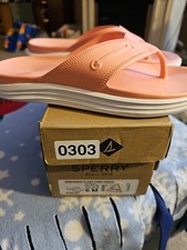 New SPERRY Float Thong Sandals Windward PEACH 6