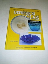 13th Edition DEPRESSION GLASS BOOK by GENE FLORENCE