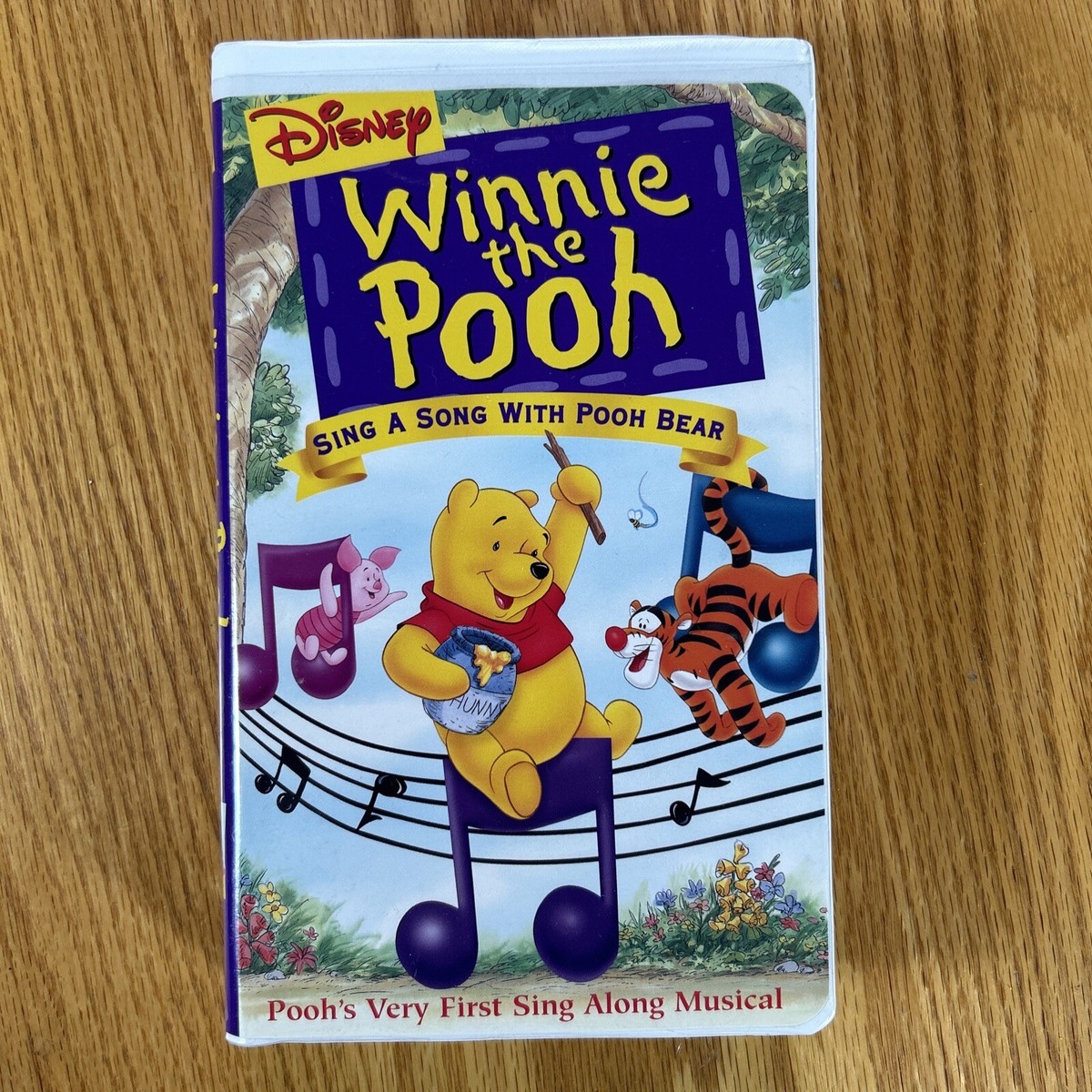 Disney Sing A Song With Pooh Bear VHS Tape Winnie the Pooh