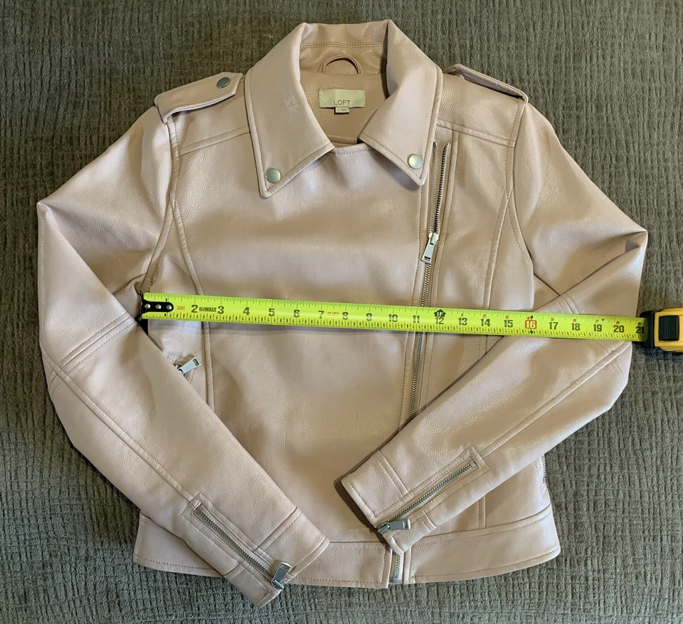 Chaqueta de cuero Loft 2 ($190) malva Foto 4 de 4