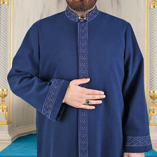 Lux Thick Winter Prayer Jubba For Muslim Men  Woven Prayer Robe, Thobe, Thawb