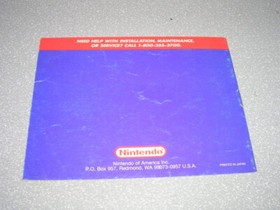 NES Cleaning Kit (Nintendo NES) Original Instruction Manual
