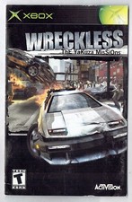 Wreckless Yakuza Missions Video Game Microsoft XBOX MANUAL Only