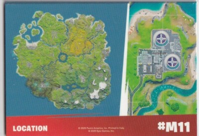 Panini Fortnite Karte Series 2 US Serie 2 Location # M11 Steamy Stacks