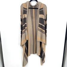ATHLETA Cashmere Blend Brown Striped Long Lin...