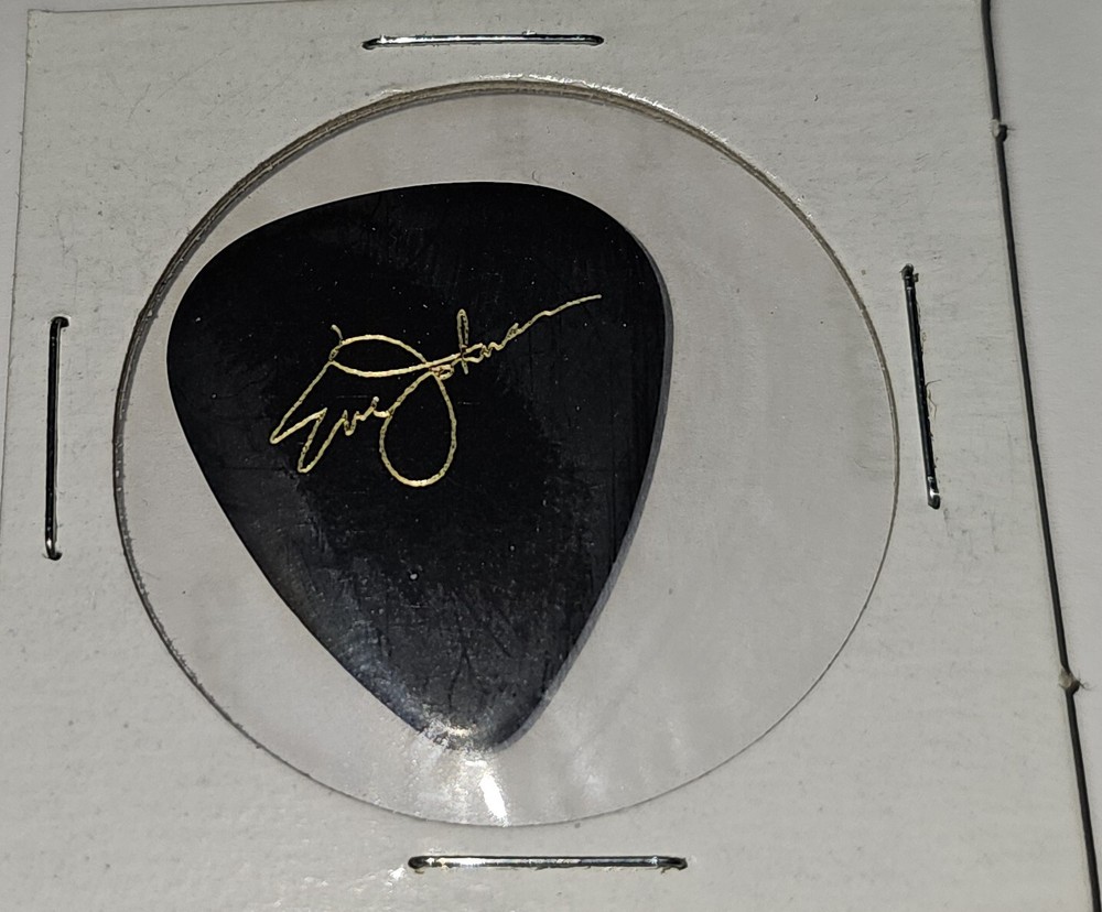 Eric Johnson E. J. Signature  Artist Used Tour Guitar Pick #39