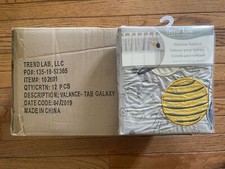 12 Count Case Trend Lab Galaxy Window Valance 56inx15in Galaxy Design BRAND NEW