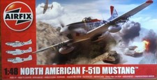Airfix Model Kit North American F-51D Mustang A05136 1:48 Skill Level 2 NEW