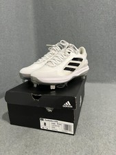 Women  s Adidas PureHustle 2 Elite Softball Cleats FY4393 White Size 8 NIB