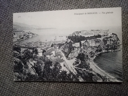 Tirage Photographique Albuminé Vintage - Vue De Nice à Monaco, Beaulieu, Circa 1885, Format 21x27 Cm