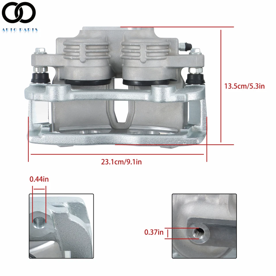 Pinza de freno delantera con soporte 2x para Chevrolet Camaro Pontiac Firebird 1998-02 Foto 3 de 4
