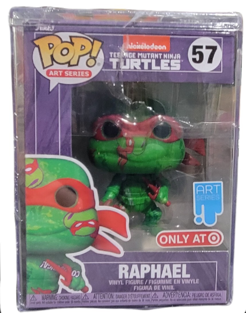 Funko Pop! Raphael Artist Series Tmnt Vinyl Figure #57 With Protector Case - New