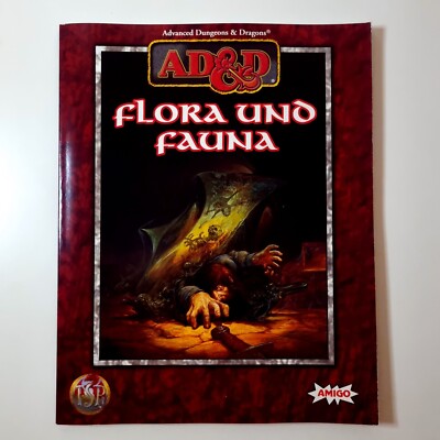 AD&D FLORA UND FAUNA TSR Advanced Dungeons und Dragons / Amigo / Heft / Buch