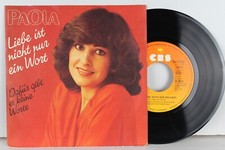 PAOLA  Liebe ist nicht nur ein Wort  CBS 1981...