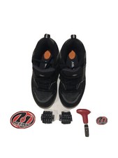 HEELYS SKATE SHOES STYLE 7135 VAPOR COLOR: BLACK-YOUTH ROLLER SHOES SIZE 3