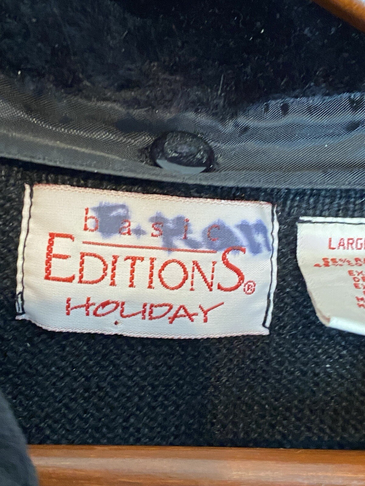 Basic Additions Black Holiday Christmas Ugly Swea… - image 4