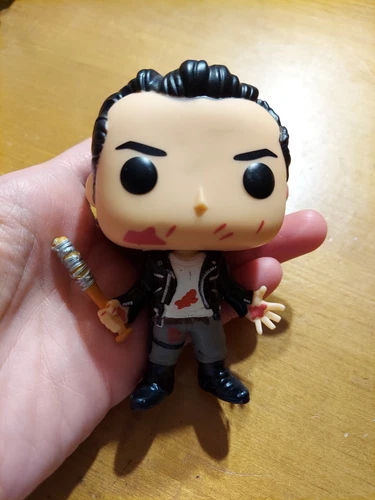 Funko Pop LOOSE The Walking Dead Negan Bloody with Bat #573 AMC READ