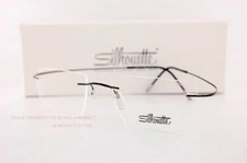New Silhouette Eyeglass Frames TMA Must Collection 5515 CL 9040  Black Titan 52