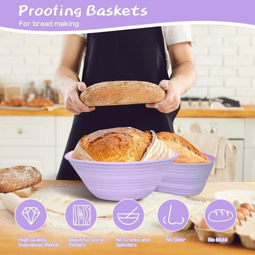 Starter Kit Silicone Impasto Sourdo Pane Forniture da Forno con Strumenti per Fare - Foto 3 di 7