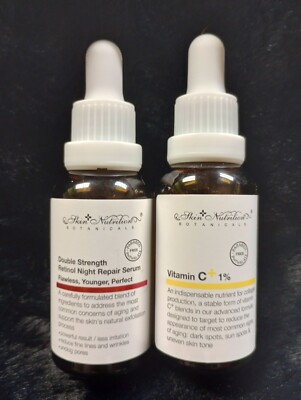 Skin Nutrition Botanicals Vitamin C 1% & Double Strength Retinol Night Repair