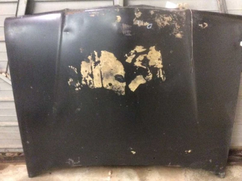 77 78 79 80 81 82 83 84 85 MERCEDES BENZ 300D BLACK PRIMED HOOD Foto 4 de 4