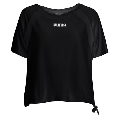 PUMA x PAMELA REIF Damen T-Shirt 520880 Boxy Tee Schwarz / M / Shirt, Sportshirt