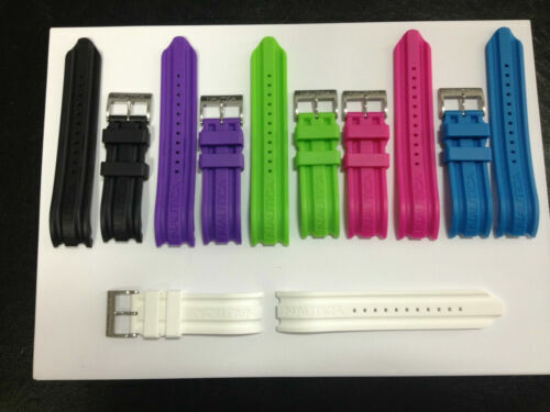 Cinturino Per Orologio Nautica Originale Gomma Viola Ansa Curva 24mm - Foto 12