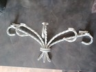 Vintage Twisted Rope Wall Shelf Support White Metal Homco Home Interior — photo 2