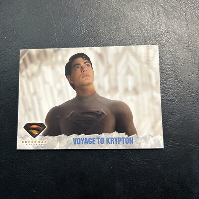 Jb2d Superman Returns 2006 Topps #20 Voyage To Krypton Brandon Routh