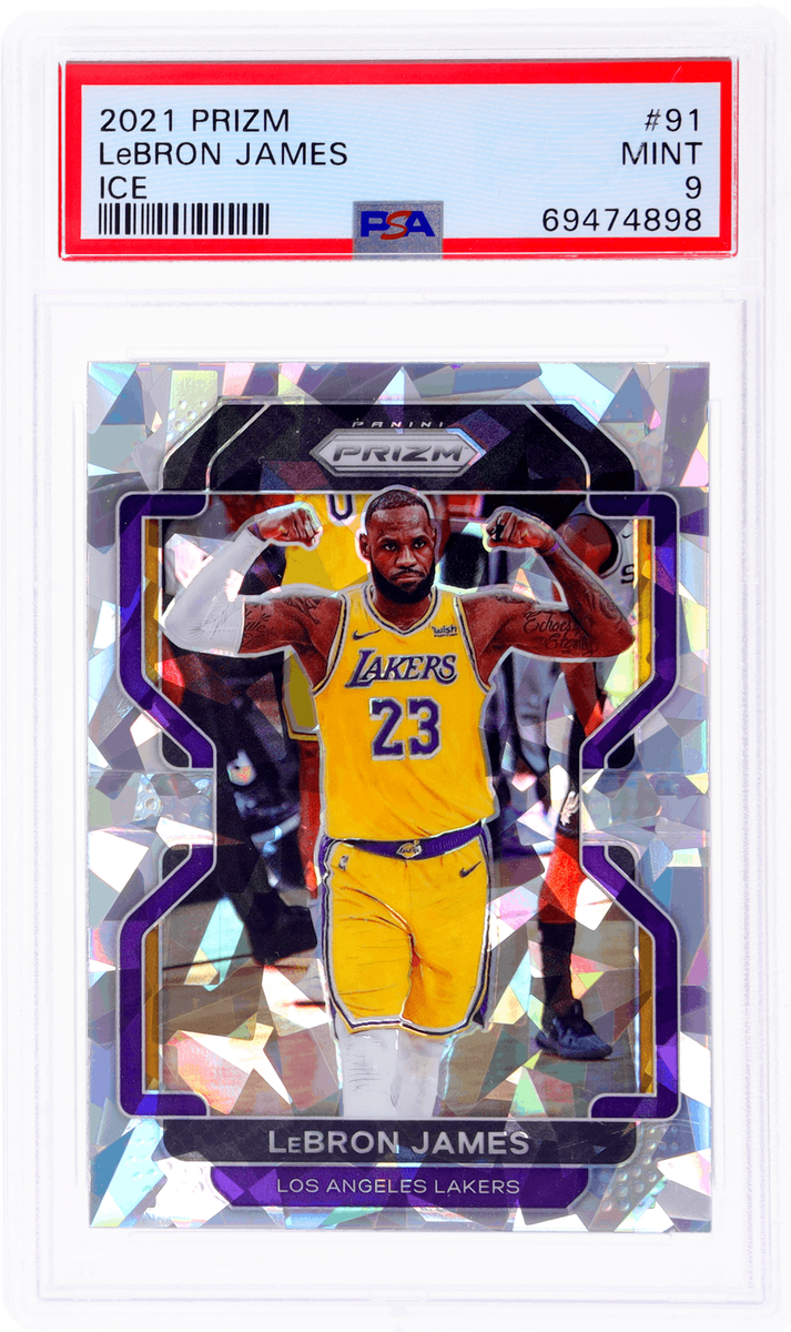 2021 Prizm LeBron James NBA PSA 9