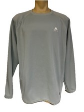 Mens Burton Oak Crewneck Sweatshirt - XXL - Performance Fabric Grey Green
