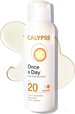 Calypso Once a Day Sun Protection Lotion with SPF 20, 200 ml