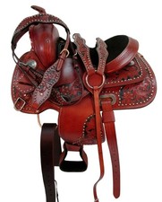 Kids And Youth Western Saddle, Western Horse Saddle With Complete Tack Set