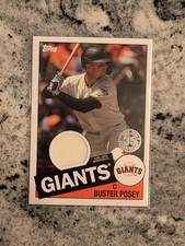 Buster Posey 2020 Topps 85R-BP 1985 35th Anniversary Relics Giants
