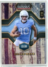 2024 Wild Card Auto Mania DRAKE MAYE 🏈 Rookie /10 RC NFL Patriots AMAHP-DM1