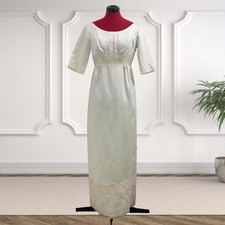 Vintage 1970's Wedding Dress Union Made in U.S.A.