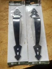 11" Steel Gate Pull Handle, Black