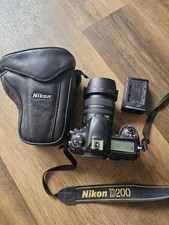 Nikon D200 DSLR Camera + Nikkor 18mm - 70mm Lens ,Battery and carry case