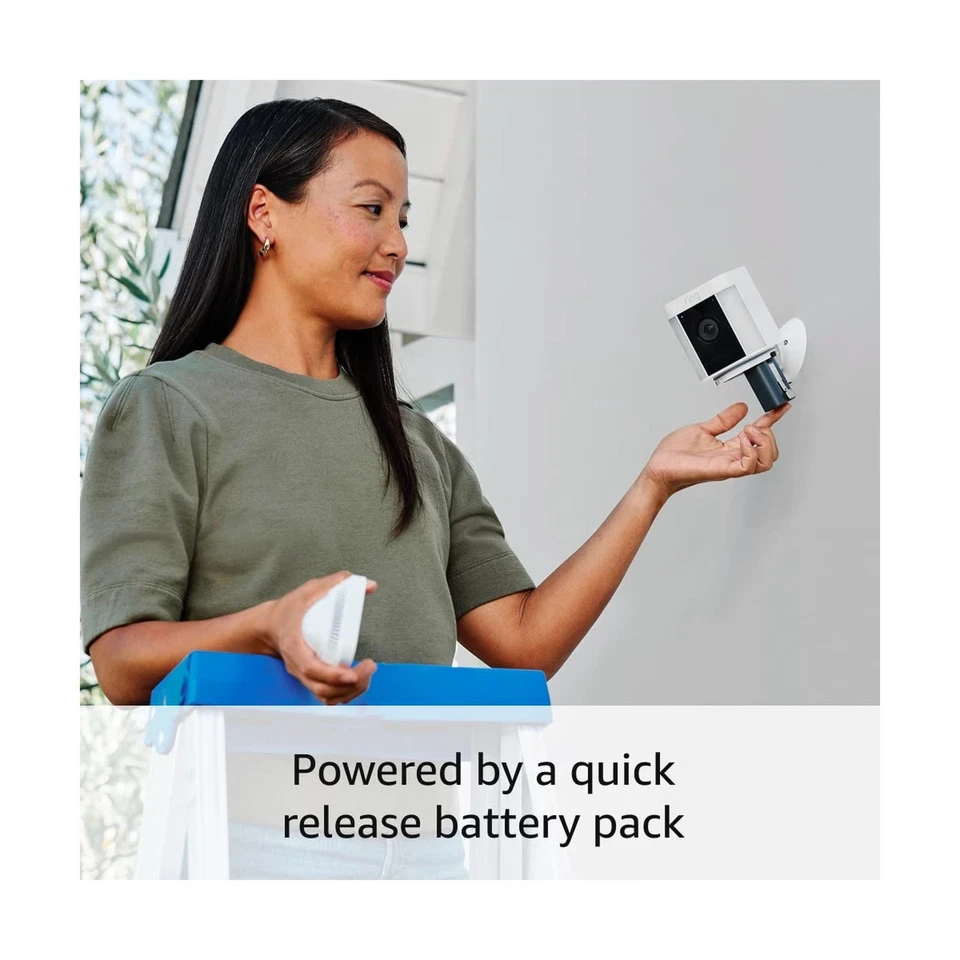 Ring Spotlight Cam Plus, Battery | Home or business security with HD video, T... - Image 4 of 4