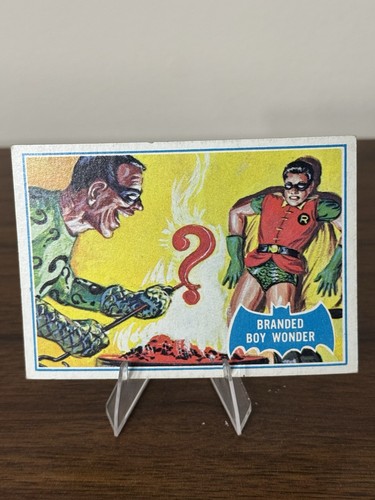 1966 Topps Batman Blue Bat #4B Branded Boy Wonder — TAG (grade unconfirmed)