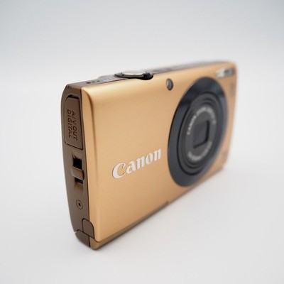 Mint] Canon Powershot A3400 IS Gold Compact Digital Camera w/Box