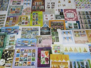 nystamps Thailand large much mint NH stamp souvenir sheet collection o18bl