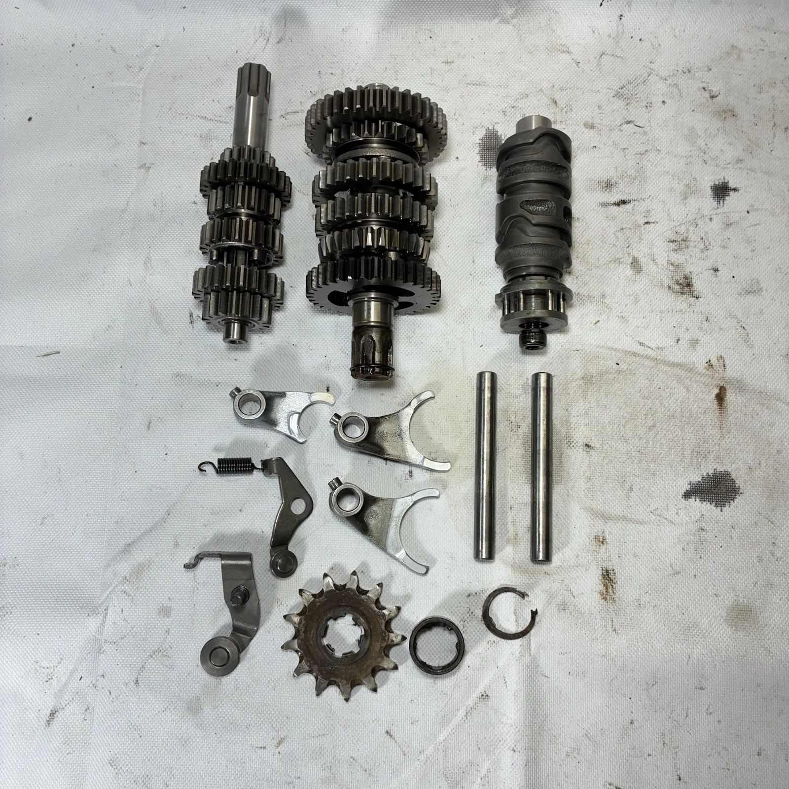 2003 Suzuki RM65 RM 65 Transmission Gears Gear Shaft Shift Drum Motor Engine