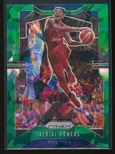 Aerial Powers 2020 Panini Prizm WNBA Green Ice Prizm #8