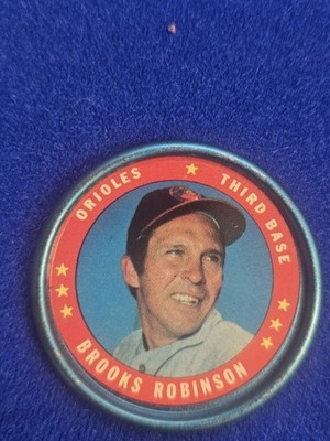 1971 topps baseball coins. . . THREE, FIVE AND TEN DEALS. #114 Brooks Robinson