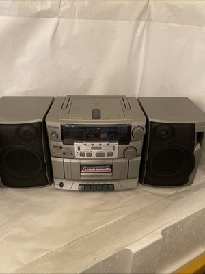 Vintage Koss Boombox Model HG828 Single Cassette With Power Cord Awesome Works