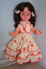 BAMBOLA FURGA ANNI 60/70 CON ABITI ORIGINALI