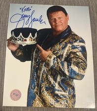Jerry The King Lawler signed autographed 8x10 Official Rare Photo WWE WWF