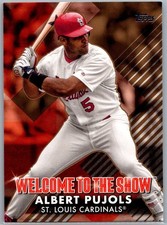 2022 Topps Welcome to the Show Gold /75 Albert Pujols #WTTS8 Cardinals