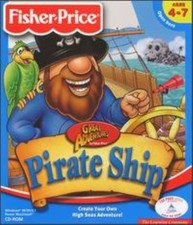 Fisher-Price Great Adventures Pirate Ship PC MAC CD treasure map letters game